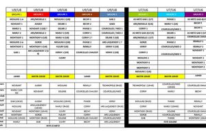 Plateaux Printemps  U6 / U7 , U8 , U9 
