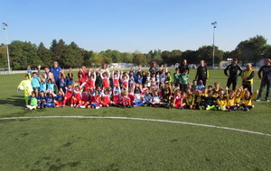Journée d'acceuil pour les U6 - U7 au SC Moulins 18 équipes de 6 total 108 jeunes  