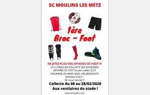 1ère BROC FOOT du club