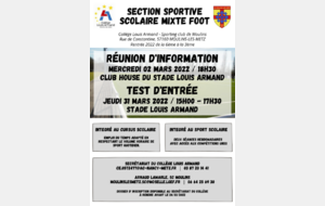 Rentrée Section Sportive 2022