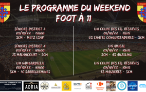 Le programme foot à 11