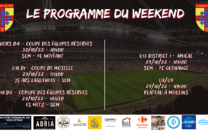 Le programme du weekend