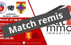 Match des seniors remis 