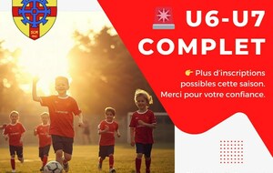 Nos U6/U7 sont complets