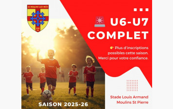 Nos U6/U7 sont complets