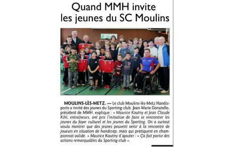 Article en couleur dans le RL  notre action remarquable 