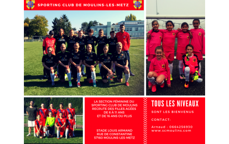 La section féminine recrute !