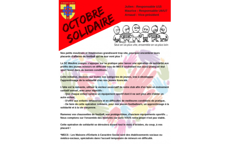 Octobre solidaire