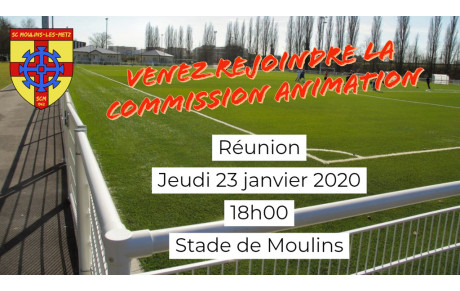 Réunion Commission Animation