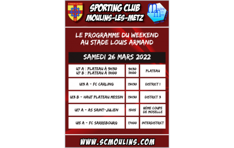 Le programme au stade Louis Armand