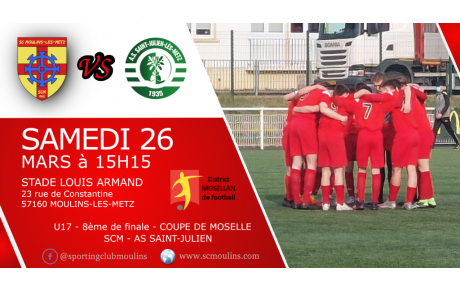 Affiche de match U17 A