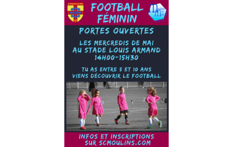 Journées Portes ouvertes &quot;foot féminin&quot;