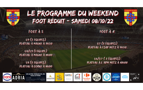 Le programme foot réduit 
