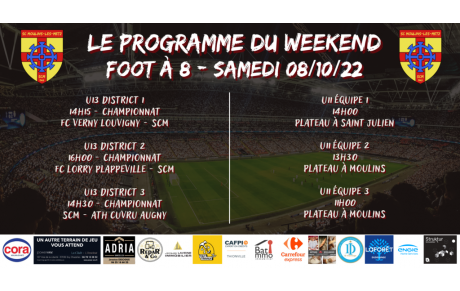 Le programme foot à 8