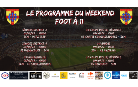 Le programme foot à 11