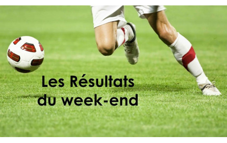 Les résultats du weekend