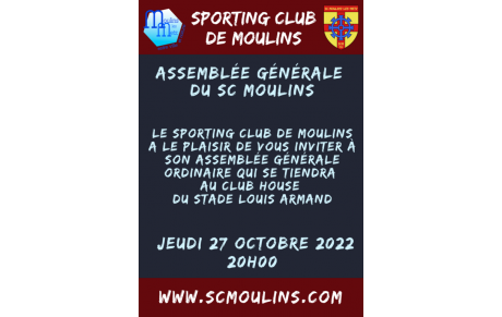 Assemblée générale du club