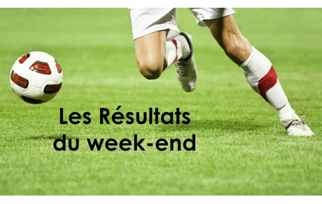 Les résultats du weekend