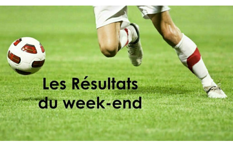 Les résultats du weekend