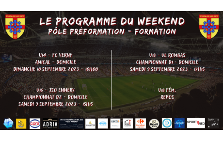 Le programme pré-formation / formation