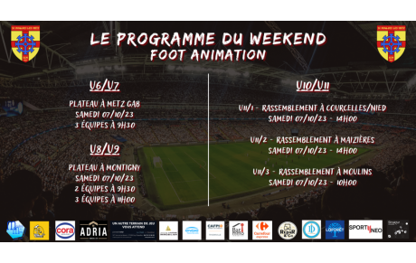 Programmation foot animation
